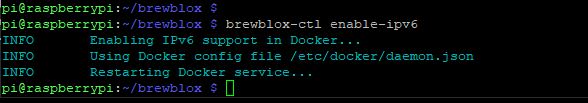 brewblox unresponsive after ipv6 command